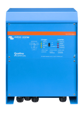 Інвертор Victron Energy Quattro 48/5000/70-100/100 чиста синусоїда