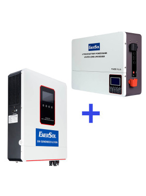 Інвертор гібридний EnerSol EHI-SUNONECO6.2KW+EB-SK-51.2V100Ah