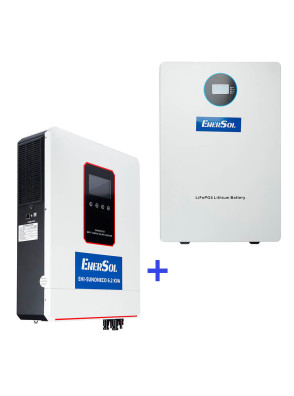 Інвертор гібридний EnerSol EHI-SUNONECO6.2KW+EB-SK-51.2V200Ah