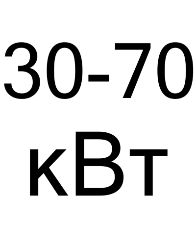 30-70 кВт дизельні трифазні генератори
